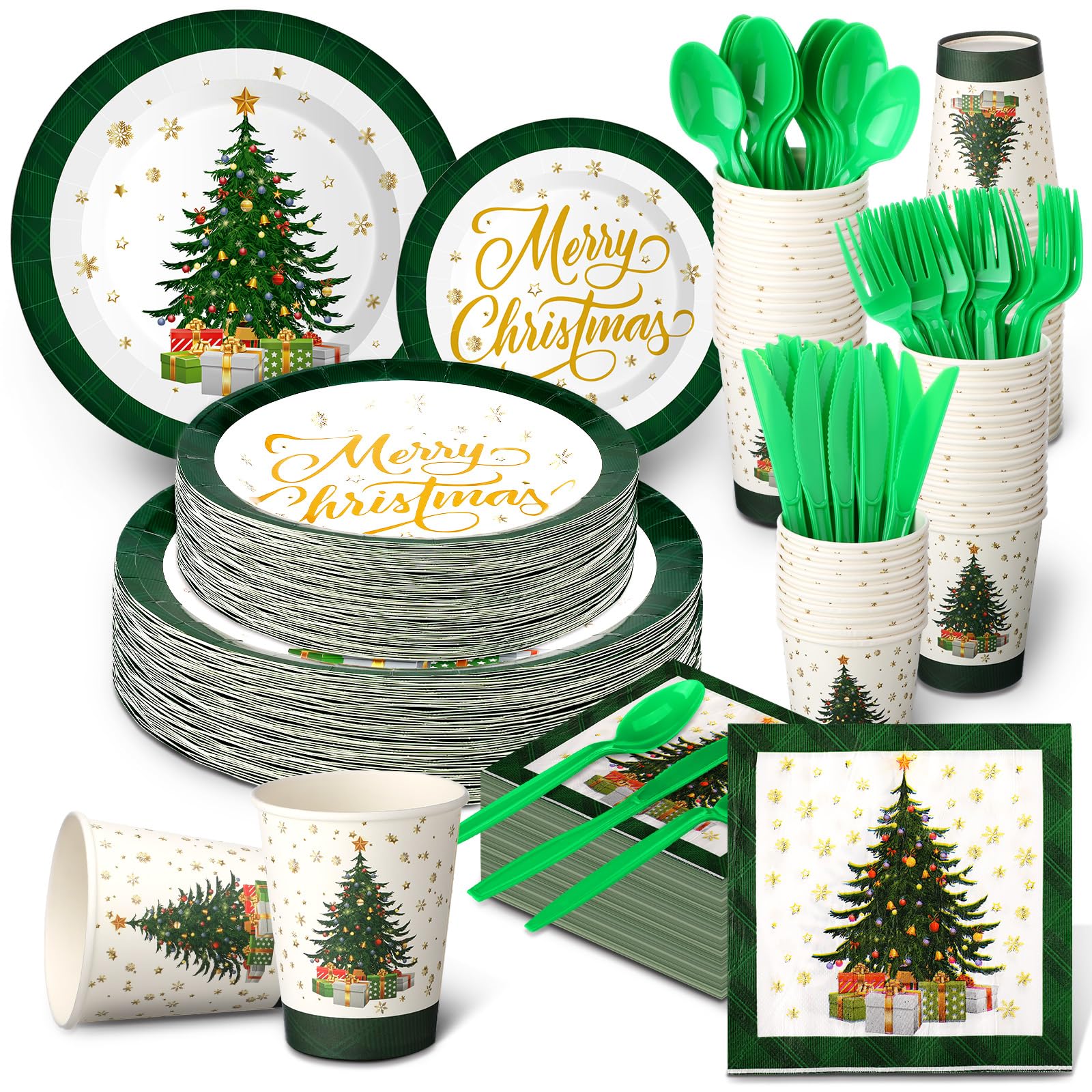 Amazon.co.jp: Dandat (ダンダット) クリスマスディナー食器セット